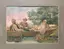 Watercolor painting restoration - Victorian fishing scene professionally restored with archival matting and framing